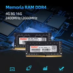 Memoria Ram Portatil Laptop 1x8 8gb Ddr4 2400hz Kingspec