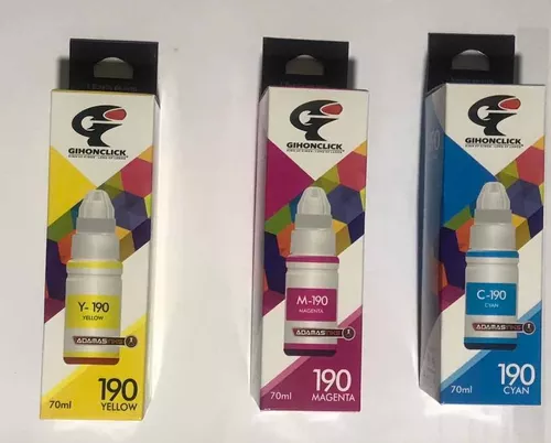Kit Tintas Canon Compatible Gi-190 Gihonclick G2100 G3100 - Imagen 5